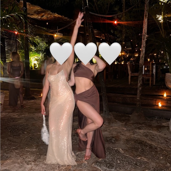 Rat & Boa OLYMPIA SEQUIN DRESS - Picture 6 of 6